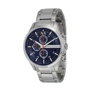Watch Men's Armani Exchange AX2155 Silver Stainless Steel Band NWT